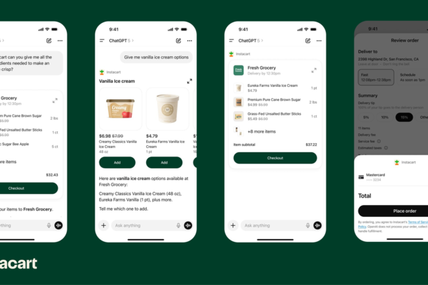 Instacart launches one-click grocery checkout inside ChatGPT
