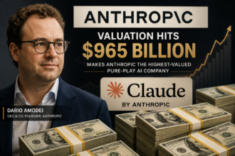 Anthropic valuation hits 965 billion dollars