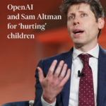 OpenAI lawsuit over ChatGPT safety risks with court papers and AI warning symbols