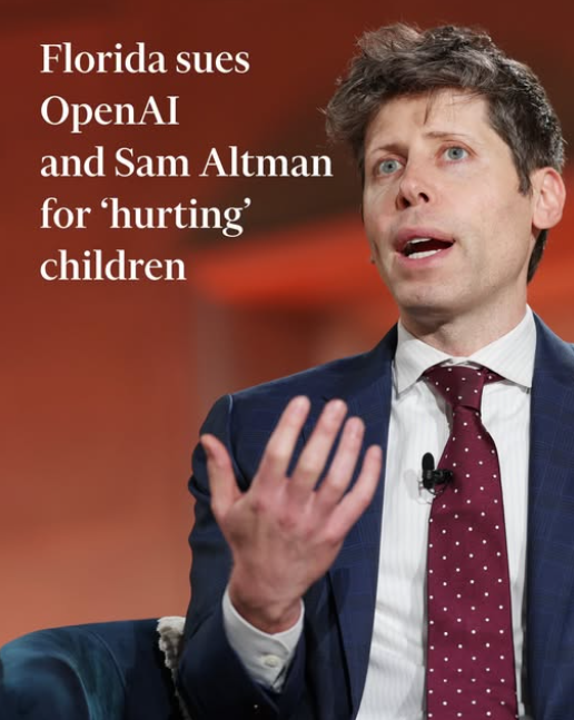 OpenAI lawsuit over ChatGPT safety risks with court papers and AI warning symbols