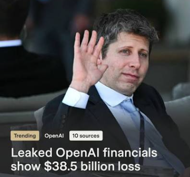 OpenAI losses $38.5 billion warning before planned IPO