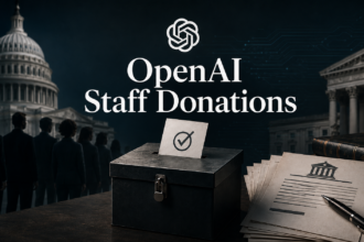 OpenAI staff donations and AI safety PAC debate