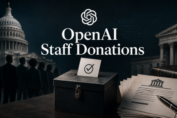OpenAI staff donations and AI safety PAC debate