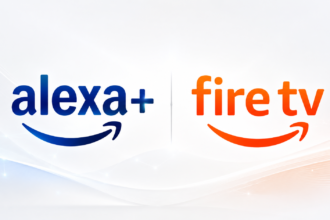 Alexa+ on Fire TV free AI assistant running on a television