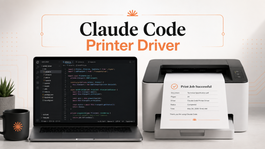 Claude Code Printer Driver bringing an HP laser printer to macOS