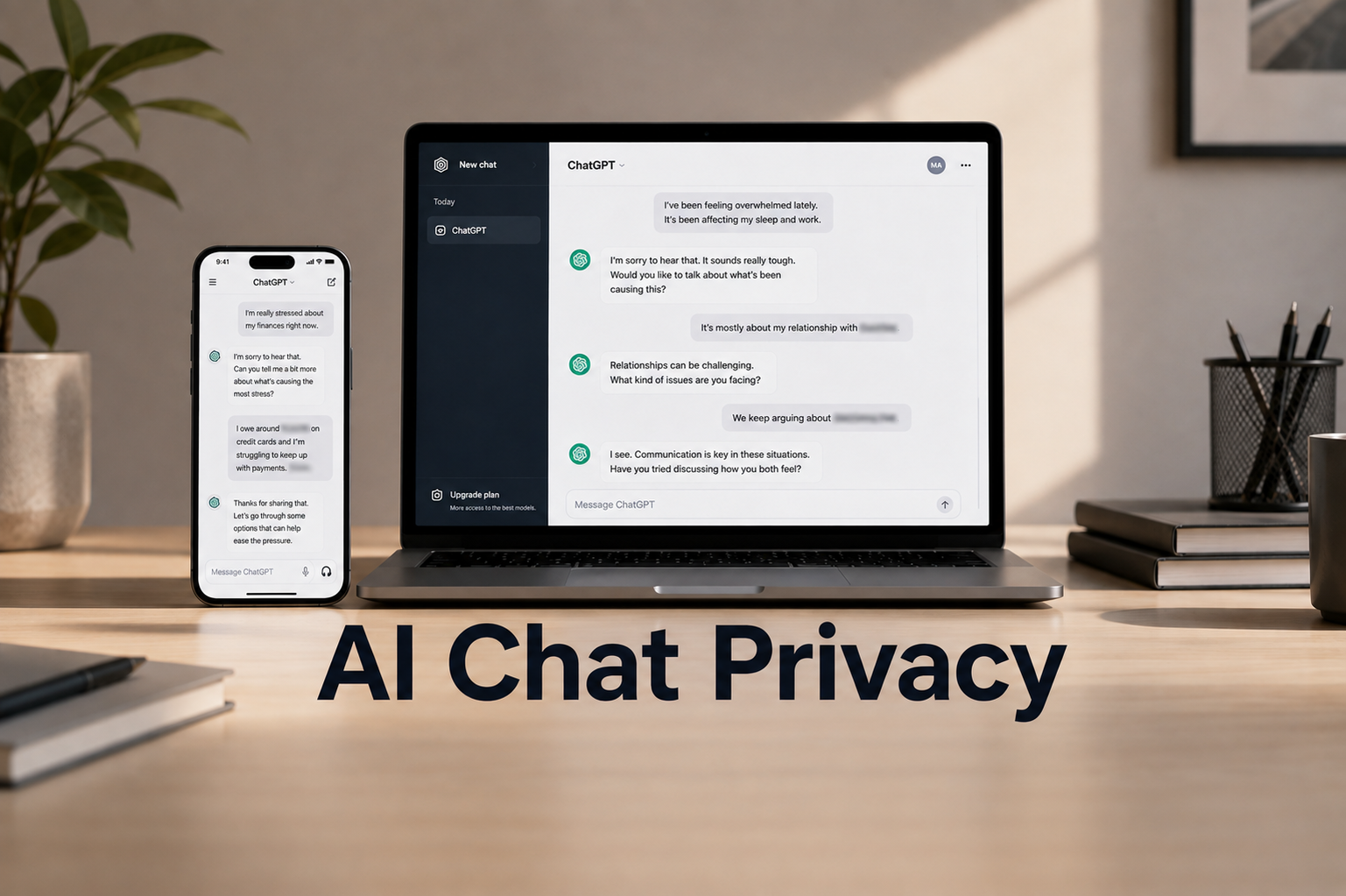 AI Chat Privacy warning as users share personal secrets with chatbots