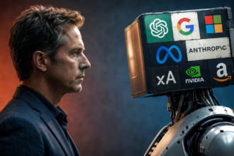 AI and jobs showing seven changing careers and human skills