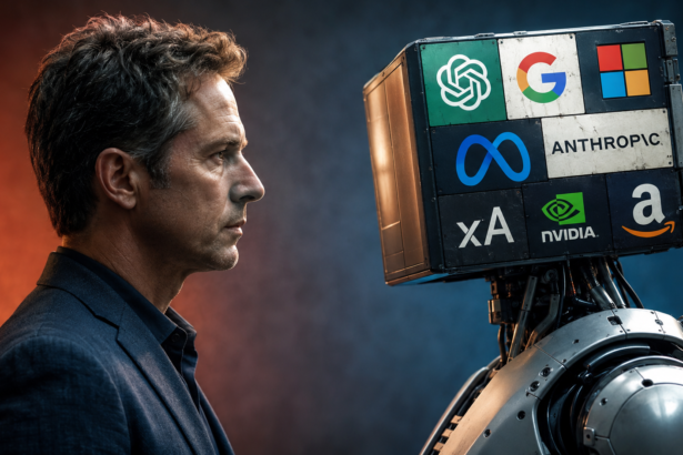 AI and jobs showing seven changing careers and human skills