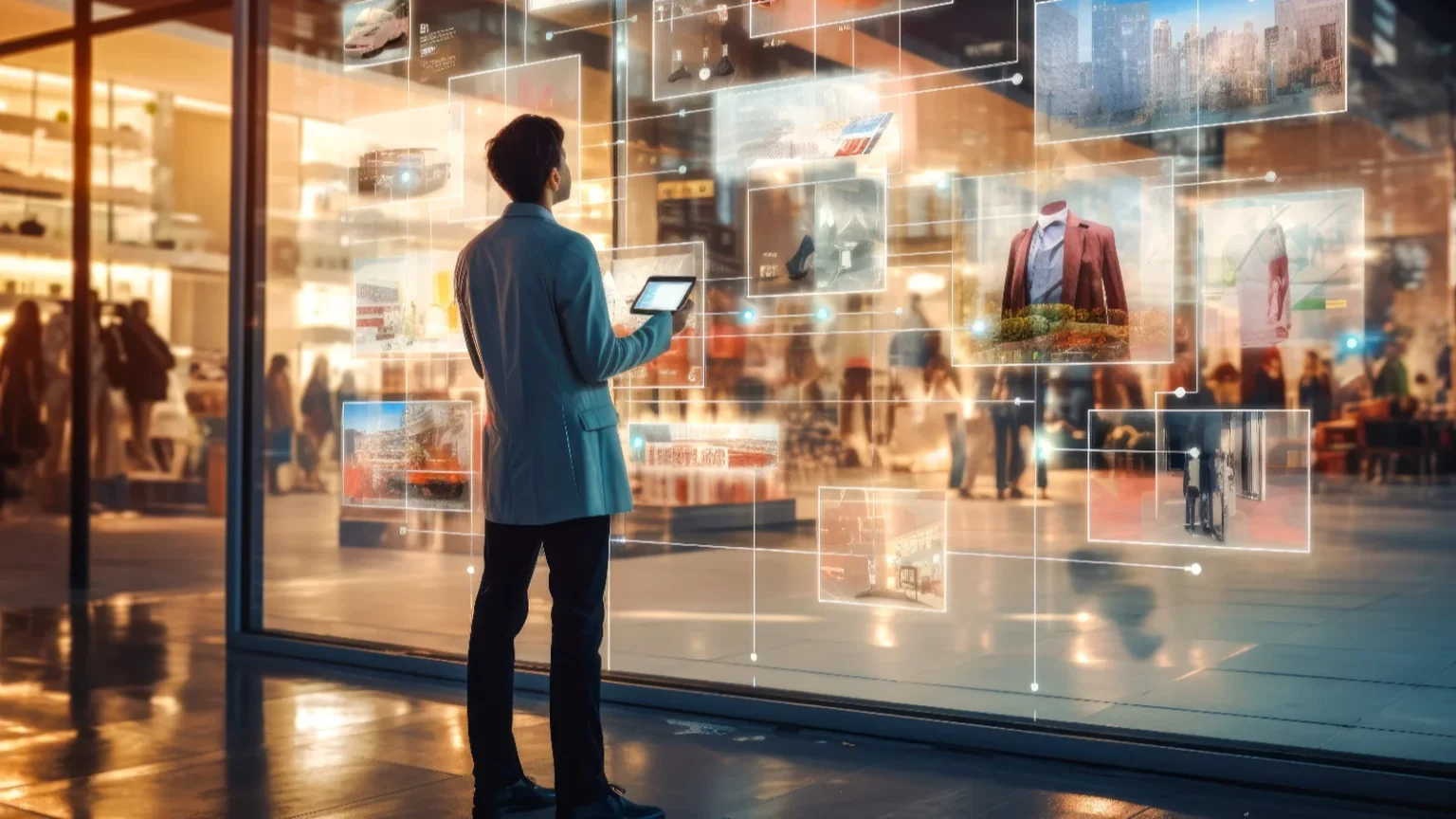 AI shopping assistant comparing products and online purchase risks