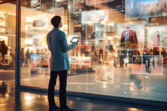 AI shopping assistant comparing products and online purchase risks