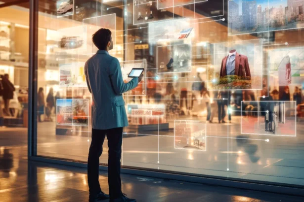 AI shopping assistant comparing products and online purchase risks